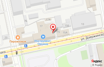Производственно-рекламная компания КМС-Пермь на улице Дзержинского на карте