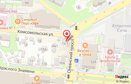 Продуктовый магазин во Владивостоке на карте