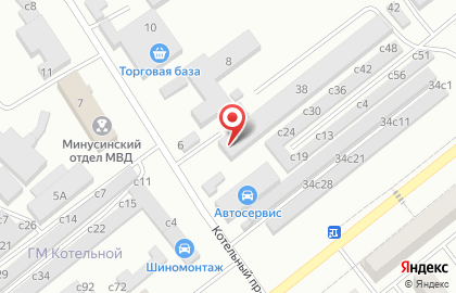 Торговая компания Теплый дом в Котельном проезде на карте