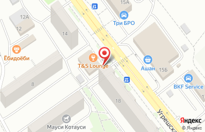 Ресторан-кафе Встреча на Угрешской улице на карте