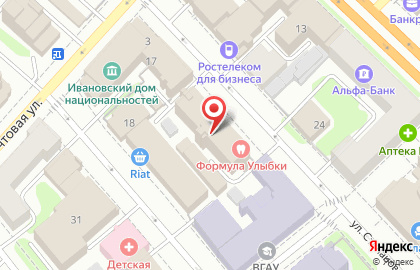 Юридический центр Темис на улице Степанова на карте
