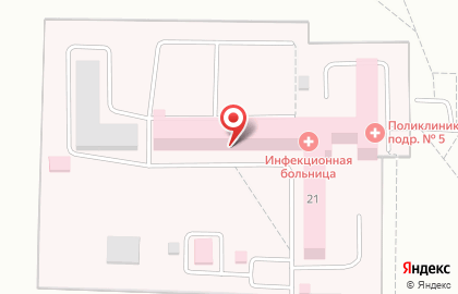 Краевая клиническая инфекционная больница на улице Труда на карте