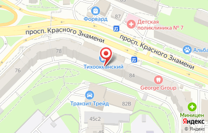 Магазин хозяйственных товаров на проспекте Красного Знамени на карте