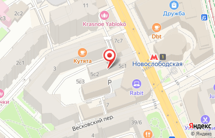 Хостел HostelCity на Новослободской улице на карте