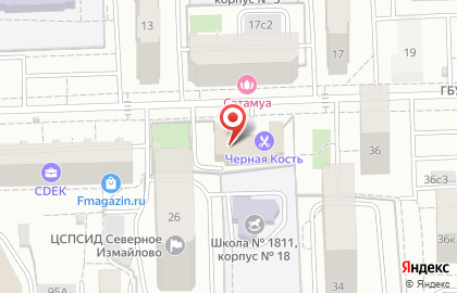 Сервисный центр Авенга на Бульваре Рокоссовского на карте