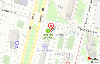 Ортопедический салон Здоровье в Москве на карте