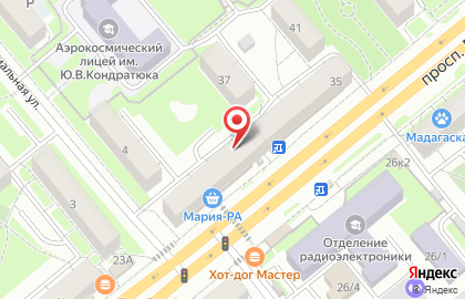 Банкомат Ханты-Мансийский банк Открытие на проспекте Дзержинского, 33 на карте