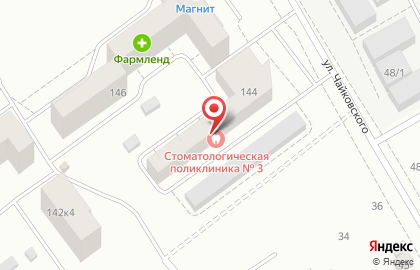 Стоматологическая клиника №3 на улице Щербакова на карте
