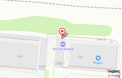 Общежитие для рабочих Мособъект на Боровском шоссе на карте