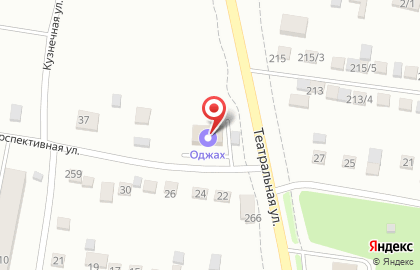 Кафе Оджах на Перспективной улице на карте