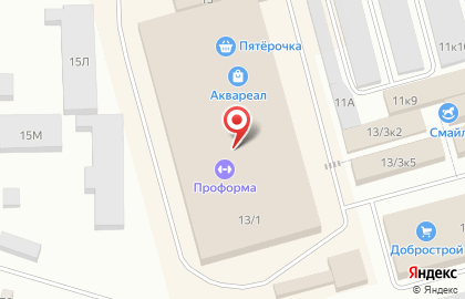 ТЦ Акварель на Промышленной улице на карте