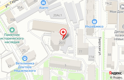 Фитнес-клуб Дамский клуб на улице Дзержинского на карте