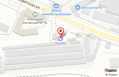Автомойка Мегаполис М на Советской улице на карте
