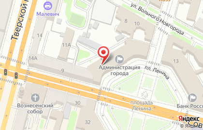 Отдел административных органов Администрации г. Твери на карте
