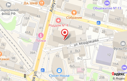 Студия дополнительного профессионального образования Академия 21 на улице Мордовцева на карте