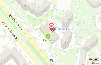 Аптека Сбер Еаптека на проспекте Ленина на карте