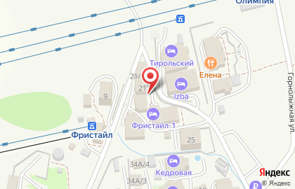 Туристический комплекс Фристайл на Олимпийской улице на карте