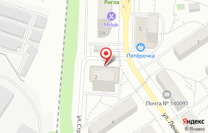 ОАО АКБ Московский Областной Банк на улице Ленина на карте