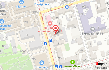 Салон-магазин Стильные шторы на площади Толстого на карте