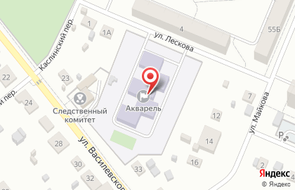 Центр Акварель на карте
