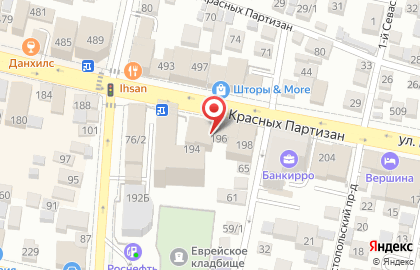 Магазин электротехники ЮгКабель на улице Красных Партизан на карте