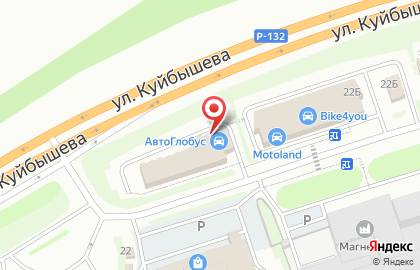 Строящиеся объекты Реал на улице Куйбышева на карте