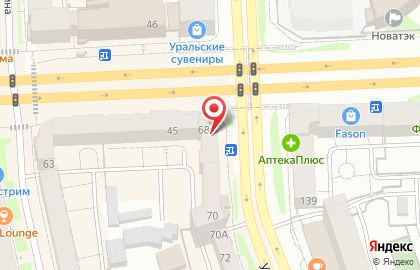 Терминал Открытие в Советском районе на карте