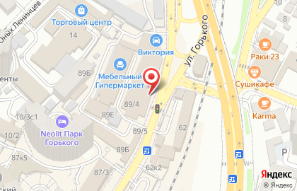 Магазин бытовой химии Мыльный мир в Центральном районе на карте