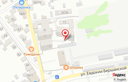 Автошкола Луч в Карасунском районе на карте