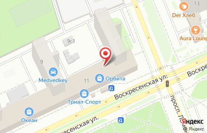 Банкомат БАНК СГБ на Воскресенской улице на карте