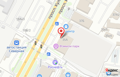 Федеральная сеть магазинов цифровой и бытовой техники DNS Технопоинт на проспекте Кулакова на карте
