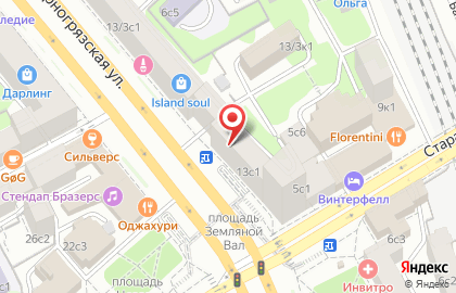 Семейные адвокаты и юристы на улице Садовая-Черногрязская на карте