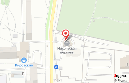 Храм Святителя Николая в Железнодорожном районе на карте