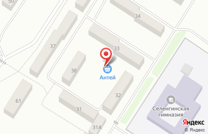 Продуктовый магазин Антей в Улан-Удэ на карте