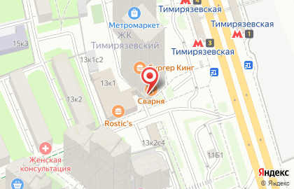 Л'ЭТУАЛЬ на Тимирязевской на карте