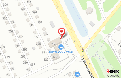 Магазин Лихое Хобби в Красноярском тракте на карте