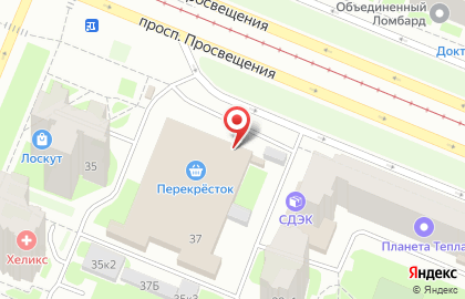 Зоомагазин ЗооОптТорг.рф на проспекте Просвещения на карте