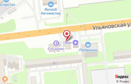 Черномор на Ульяновской улице на карте