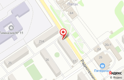 Парикмахерская Милена в поселке Строитель на карте