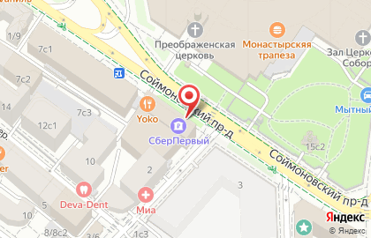 Банкомат СберБанк в Соймоновском проезде на карте