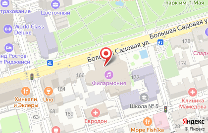 Покровский на Большой Садовой улице на карте