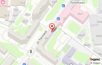 Дезин 24 на улице Расковой на карте
