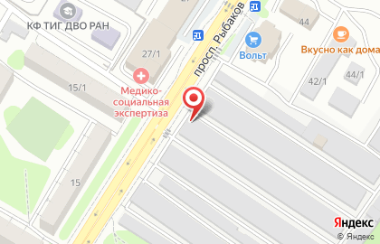 Ориент Экспресс Камчатка в Петропавловске-Камчатском на карте