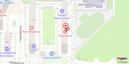 Центр психологической поддержки Ананда на Ольховой улице на карте