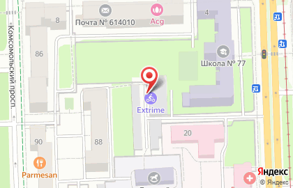 Центр велопроката Extrime на карте