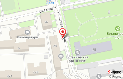 Фастфуд-кафе в Дзержинском районе на карте