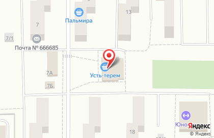 Супермаркет УсТь-Терем на улице Энтузиастов на карте
