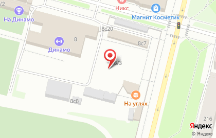 Автостоянка в Архангельске на карте