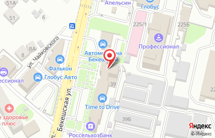 Кафе-бар Оазис в Ленинском районе на карте