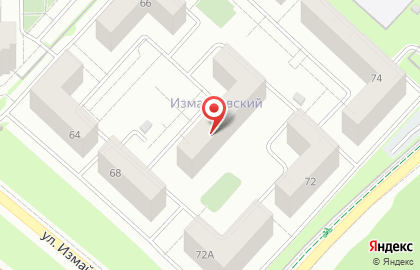 Парикмахерская Богиня в Железнодорожном районе на карте
